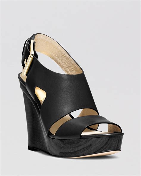 michael kors black sandals